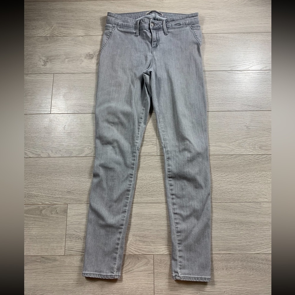 Vince Grey Skinny Seamed Stretch Legging Jeans - Picture 3 of 16